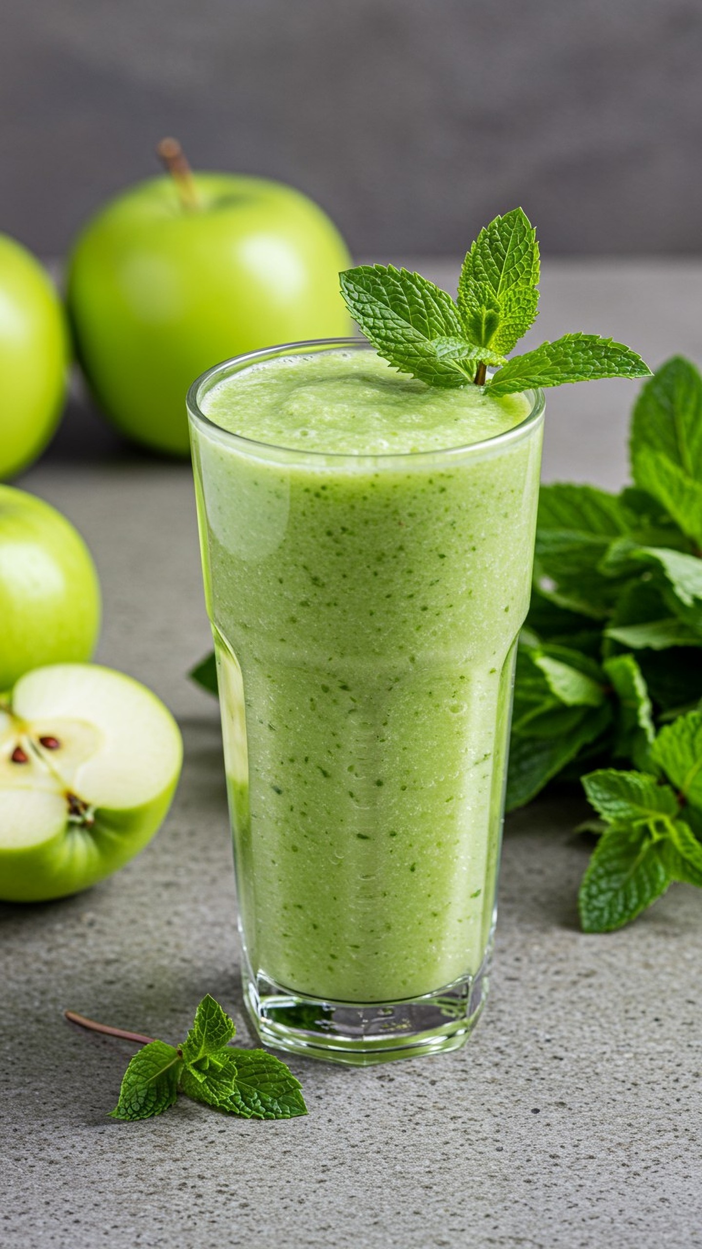 Cobalah Kesegaran Apple Mint dalam Smoothie Anda