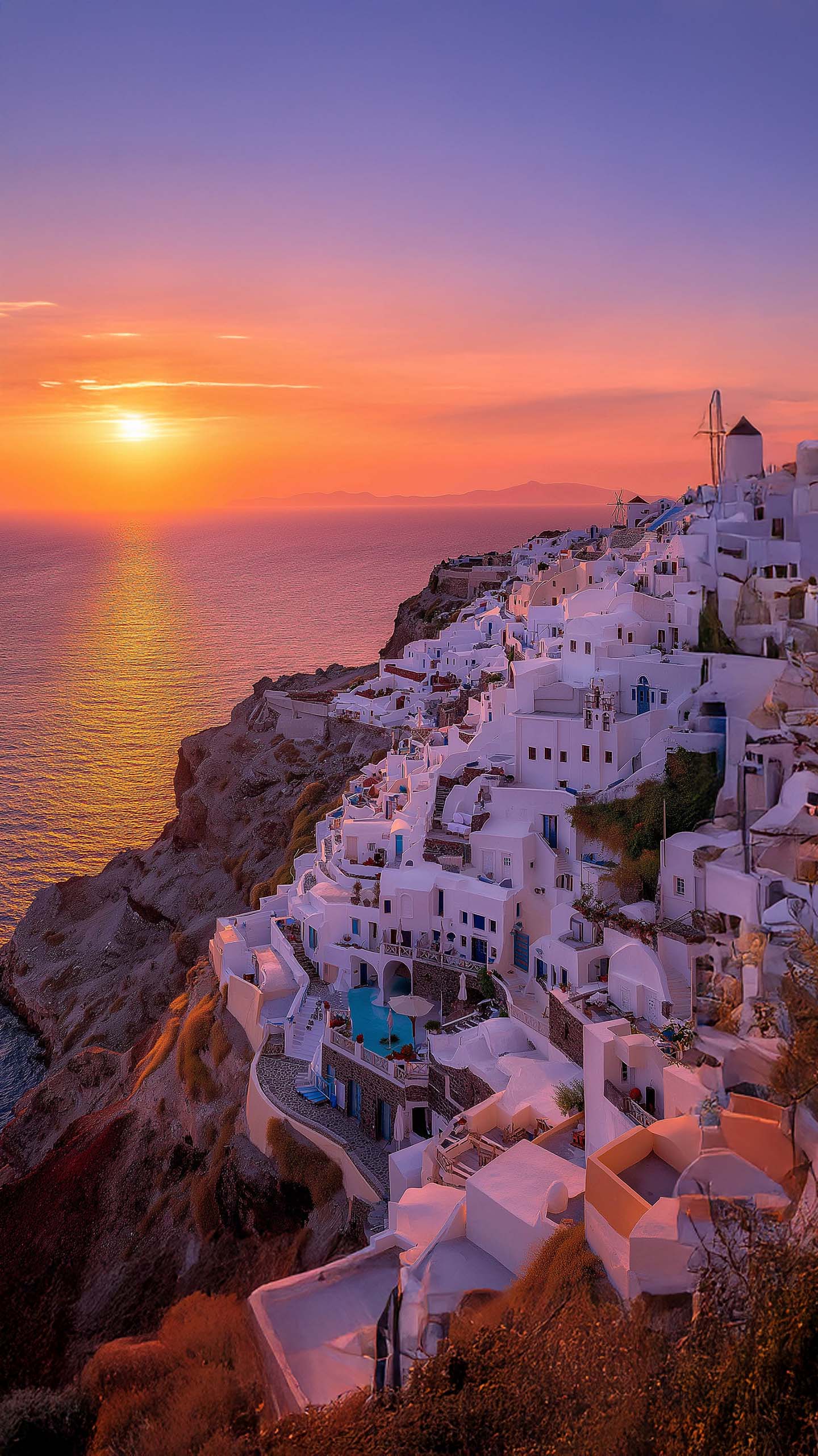 Winter havens with soft sun and gentle wind protection