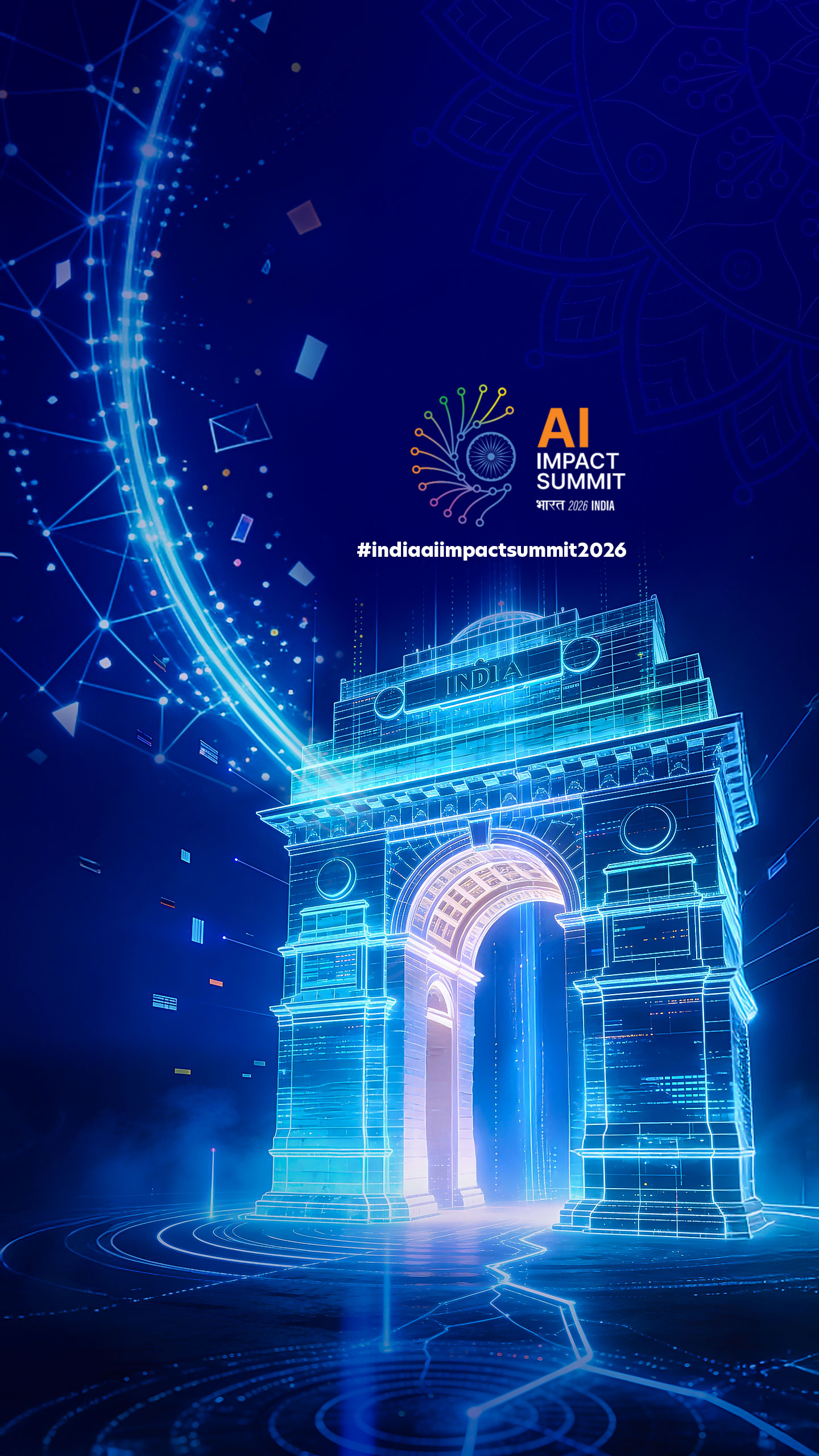 Estonia's President Alar Karis arrives at AI Impact Summit 2026