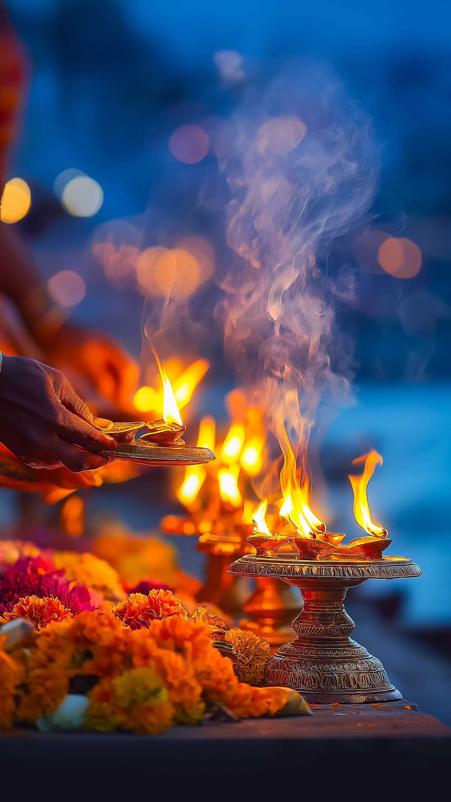 Kashi Vishwanath Temple Trust begins Ganga aarti in Varanasi on Chaitra Navratri