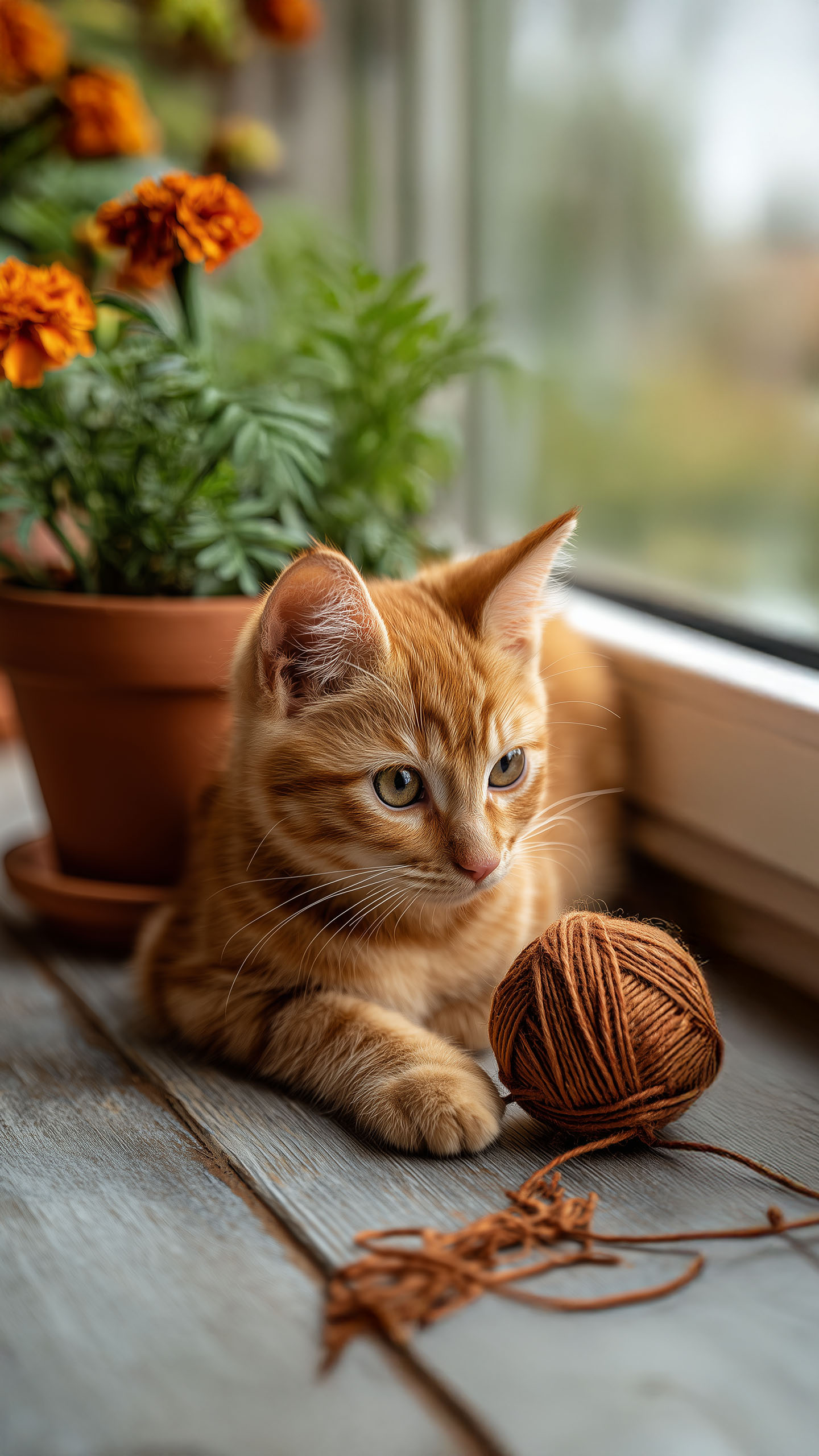 Fog lifts and cats return to balcony patrol with curious eyes