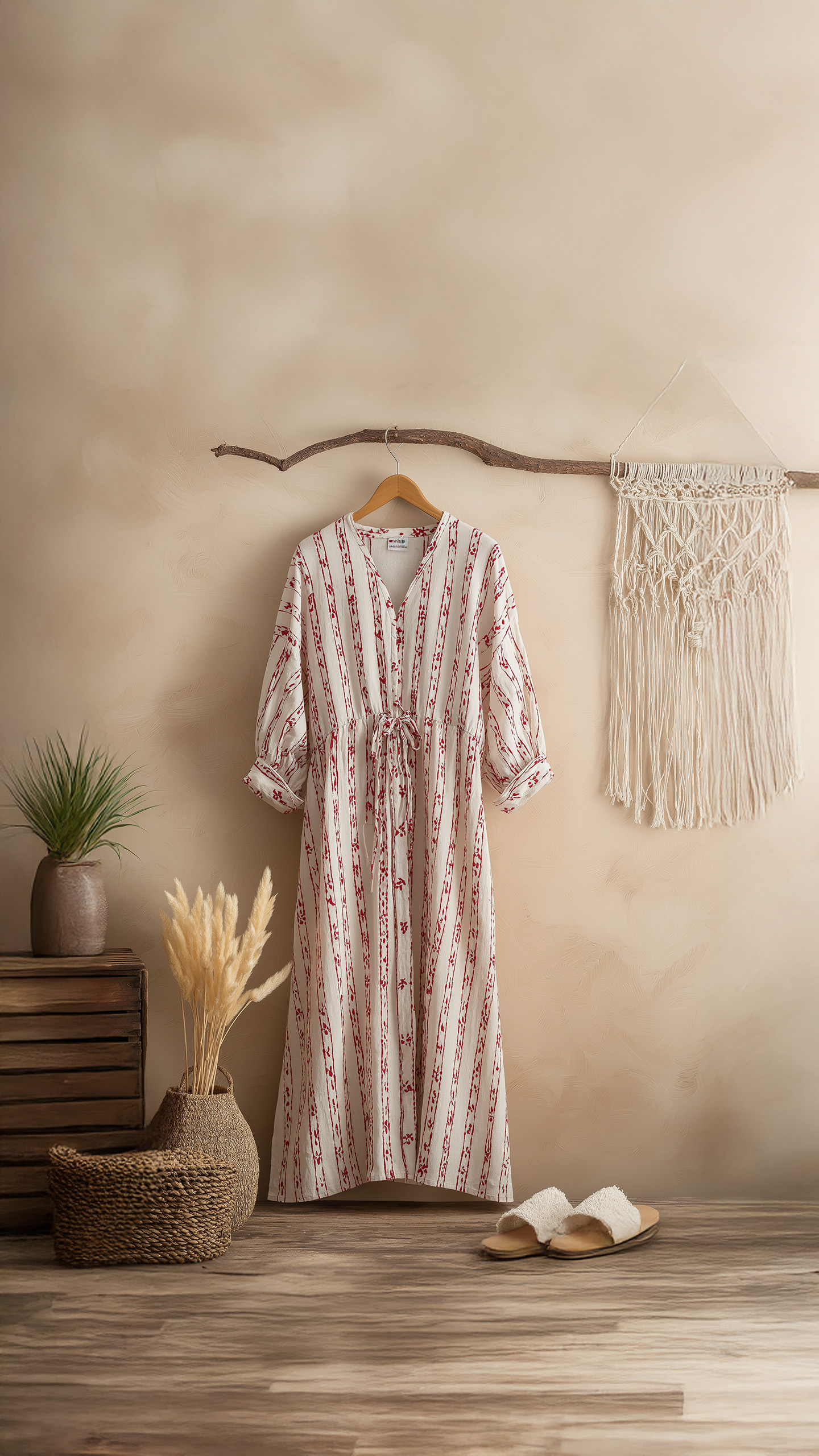 Block-print kurti or co-ord for office-to-evening? Kurti flips with one earring swap.