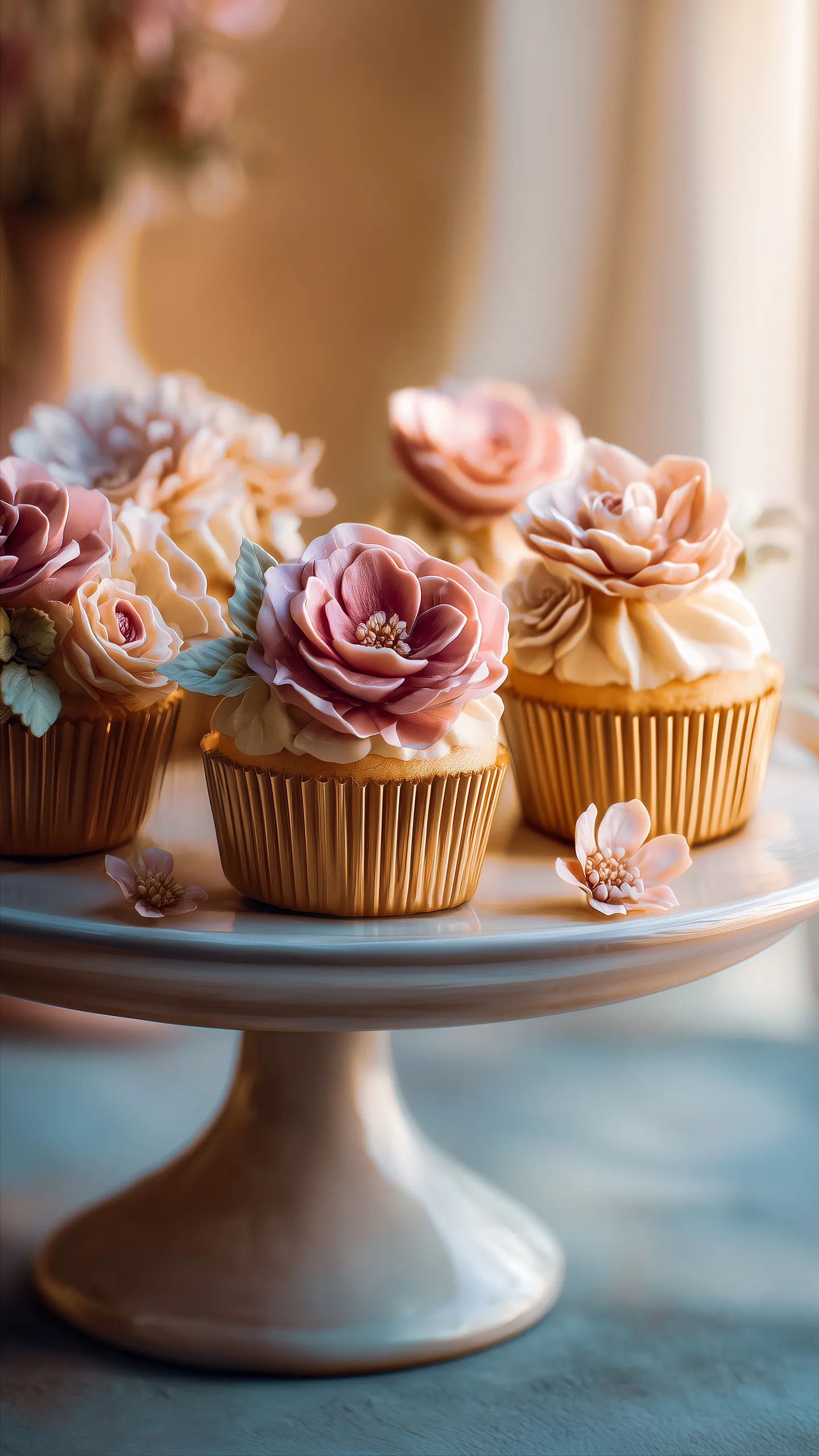 #2 Flower-Topped Cupcakes - Cupcake