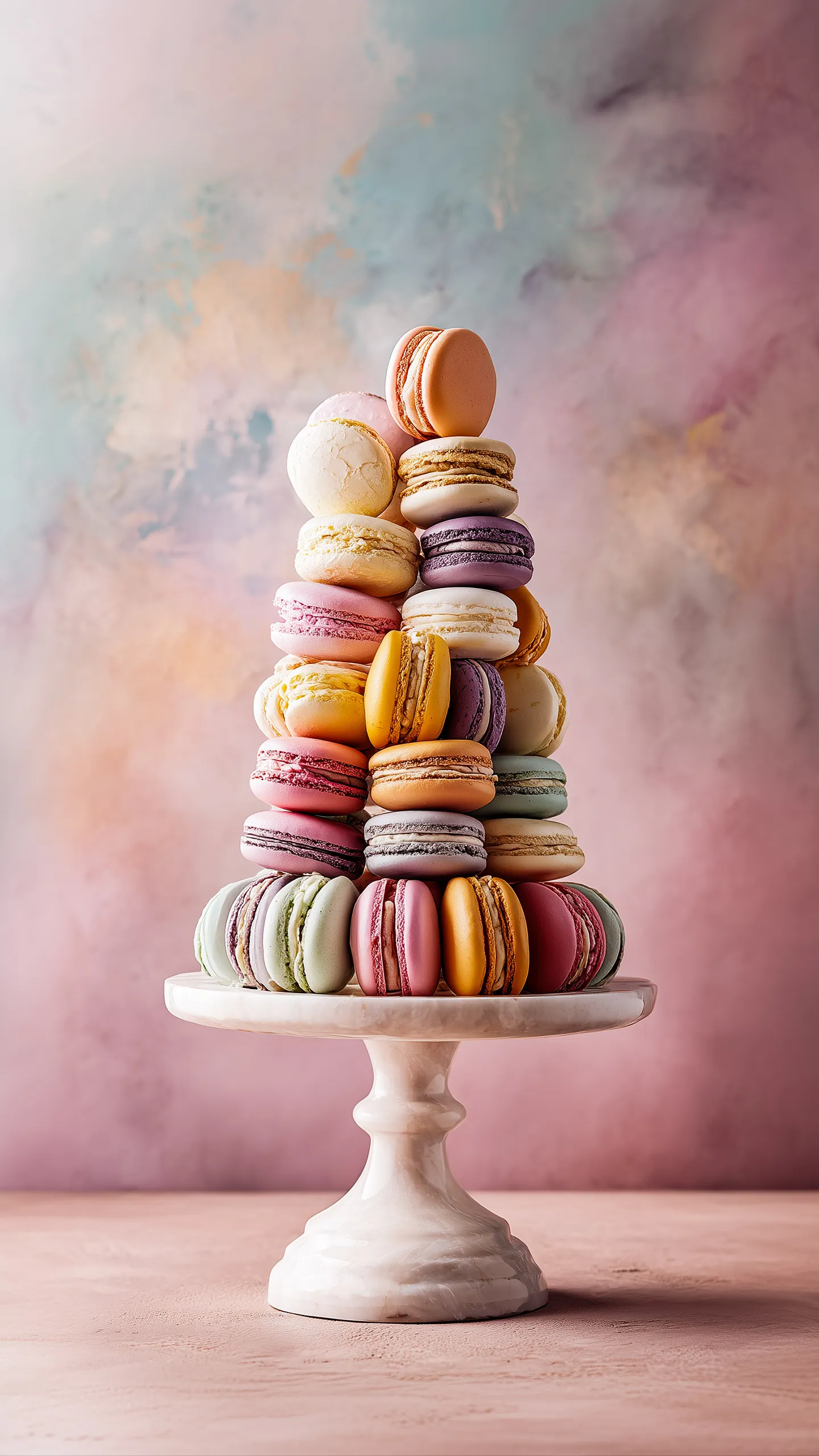 #8 Macaron Dessert Tower - Macaron