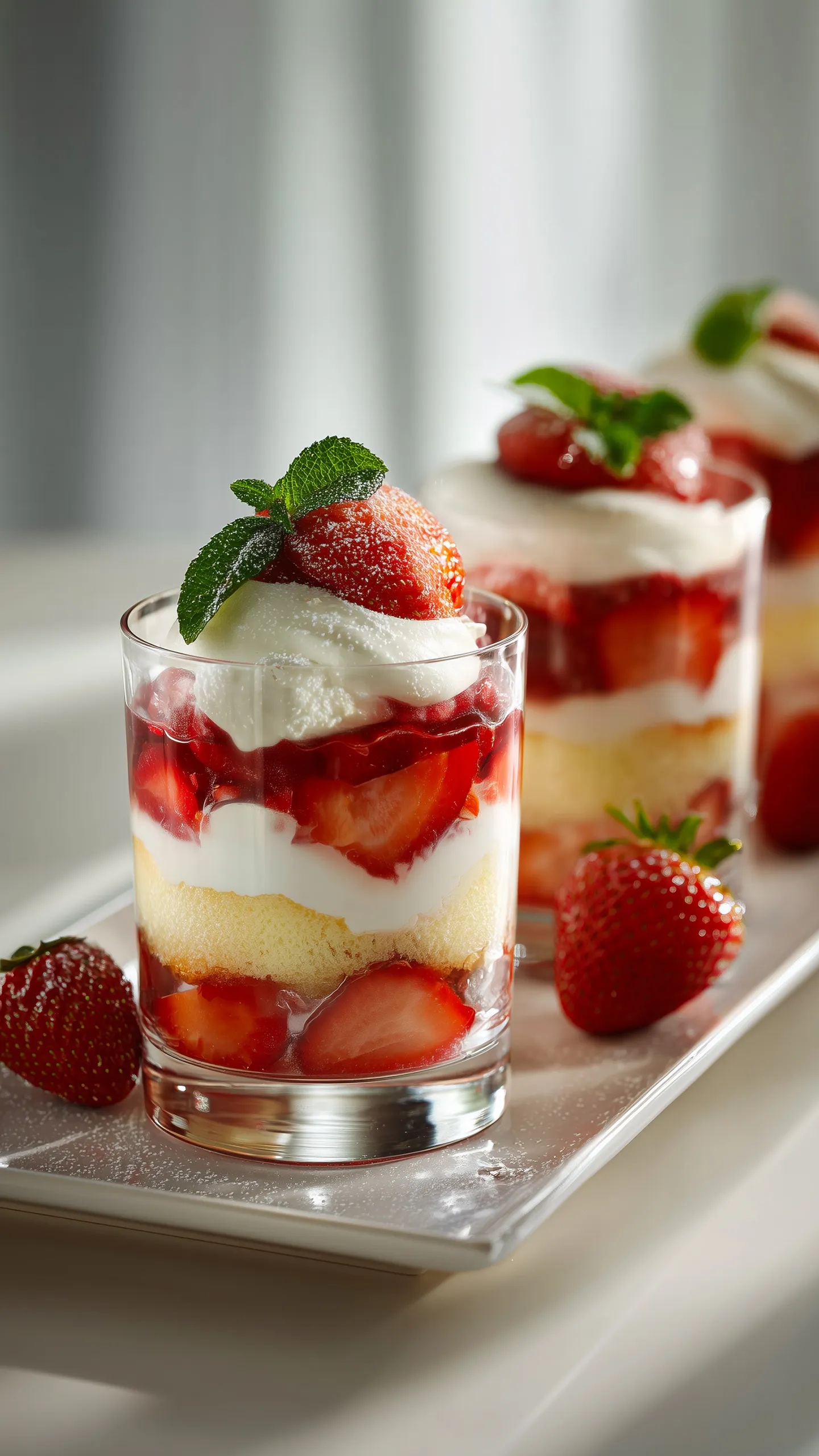 #6 Strawberry Shortcake Trifles - Trifle