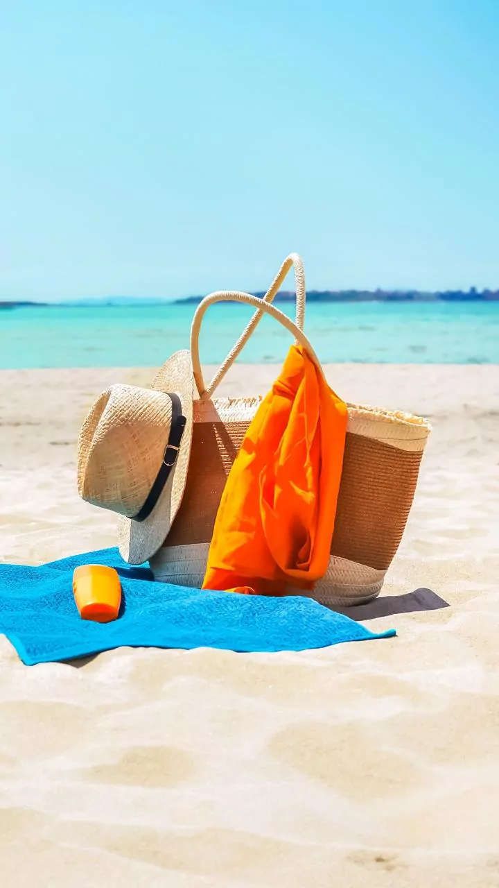 Pack smarter for humid beach trips using vacuum compression pouches to save space