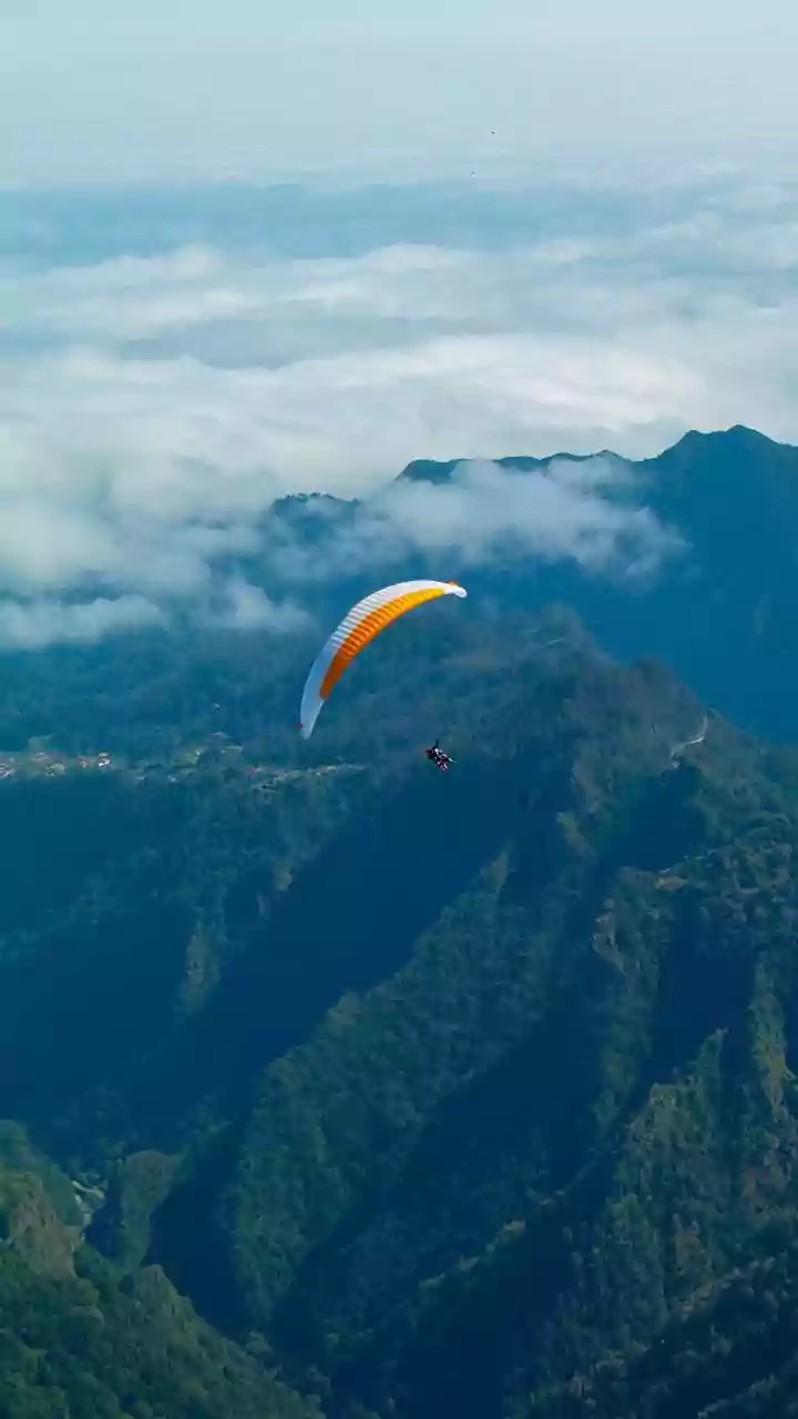 The Alpine Paragliding Experience Is Often Planned Around Suitable Spring And Summer Weather