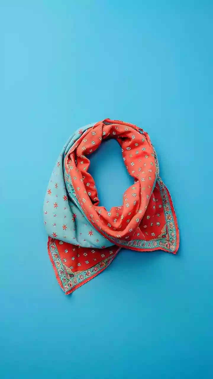 Stay warm and stylish with block-print scarves