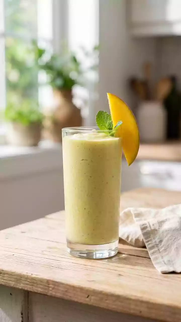 Quick and refreshing: Mango avocado smoothie