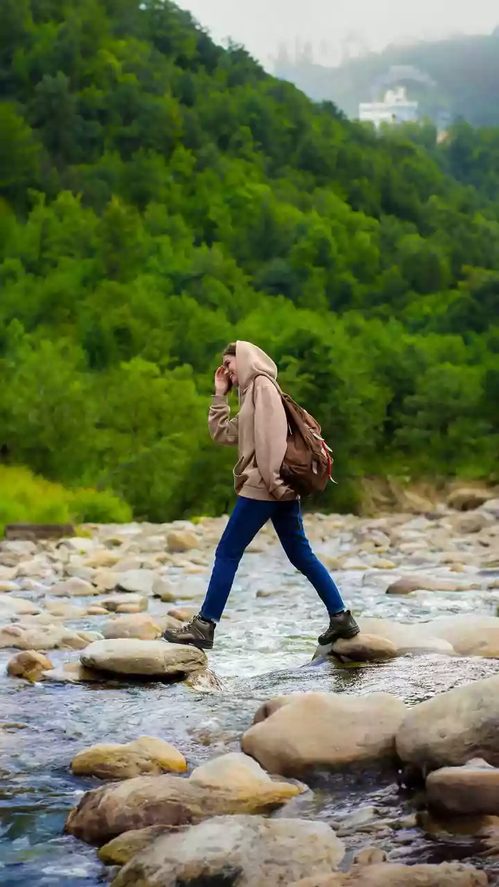 The surprising benefits of walking on river stones