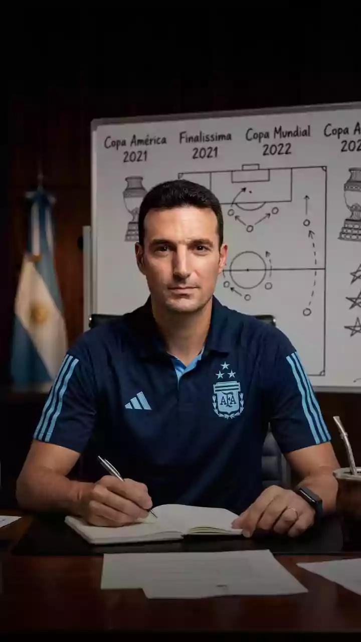 Scaloni aponta favoritos da Copa do Mundo e coloca Brasil entre candidatos ao título