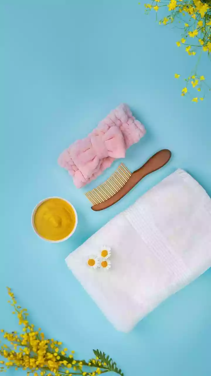 A Shower Cap Can Contain Drips During a Beetroot Mask Session