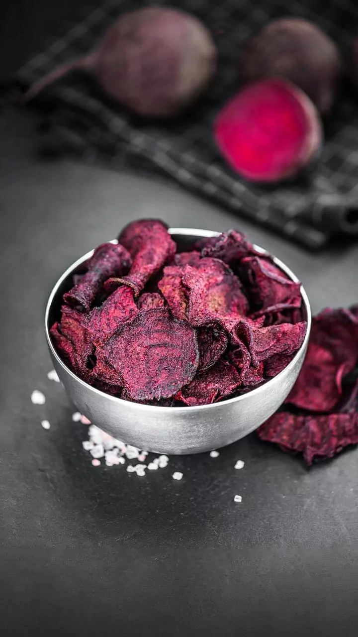 Craving something crunchy? Try making beetroot crisps at home