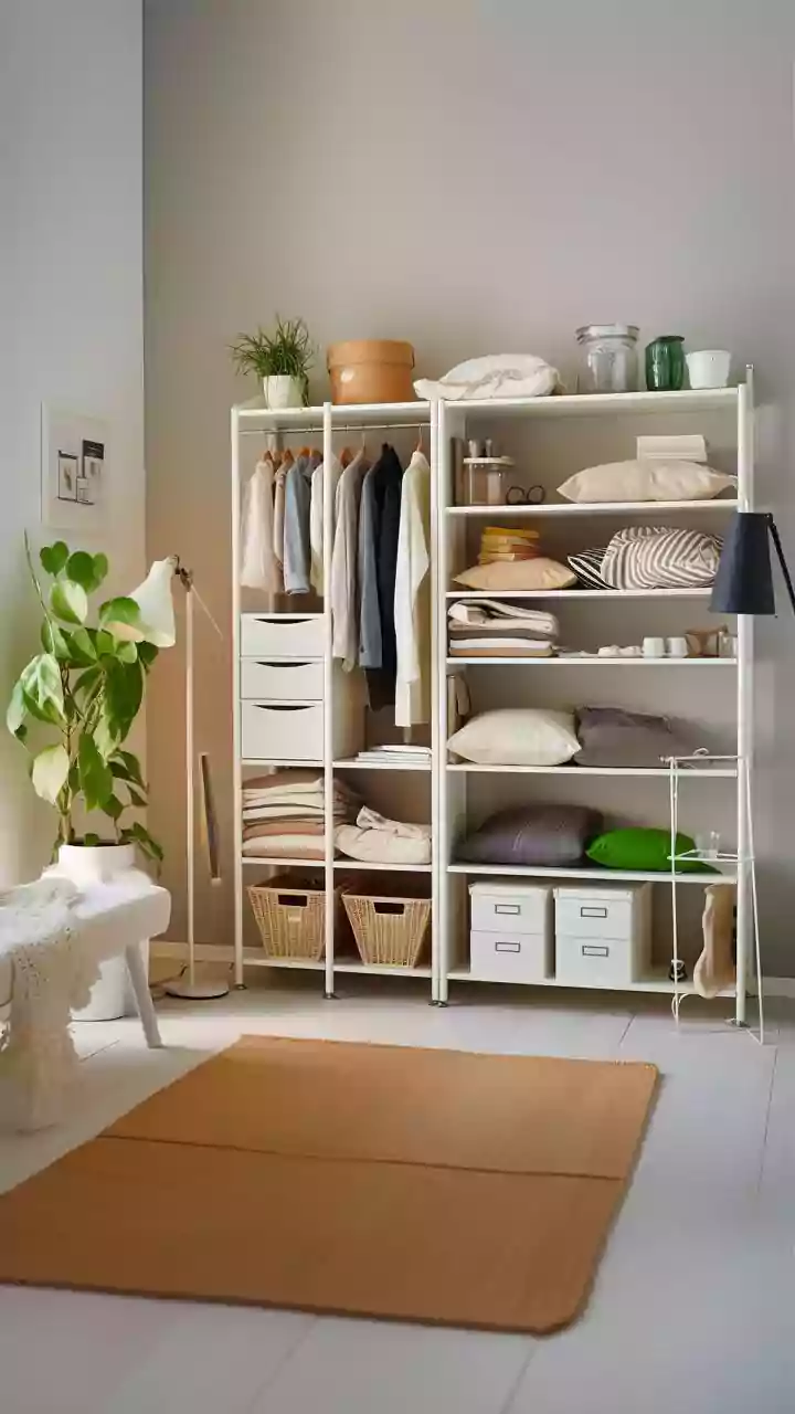 Small shelf changes adding warm winter room energy