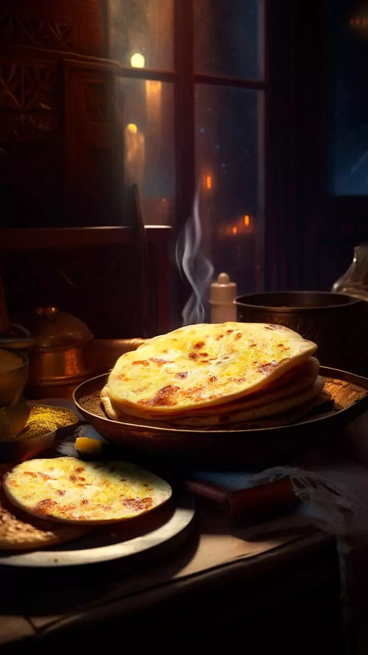 Cool morning skies call for simple hot parathas and chai