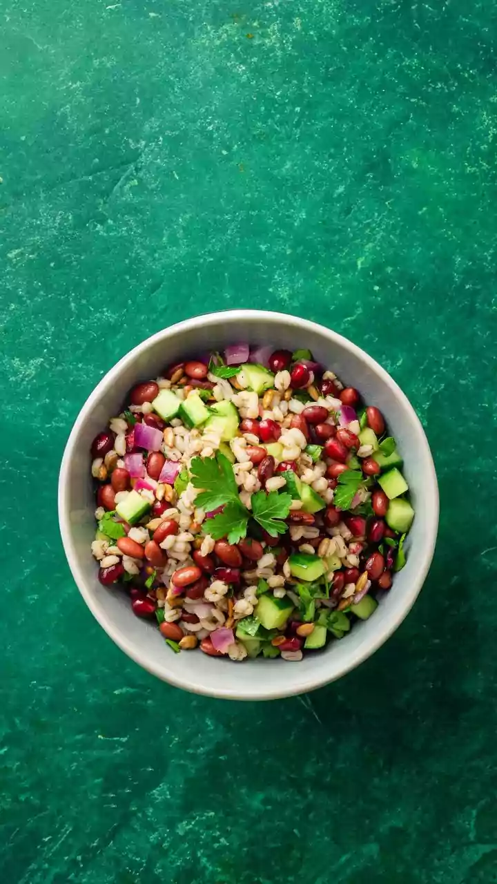 Quick and tasty: Barley-cucumber salad