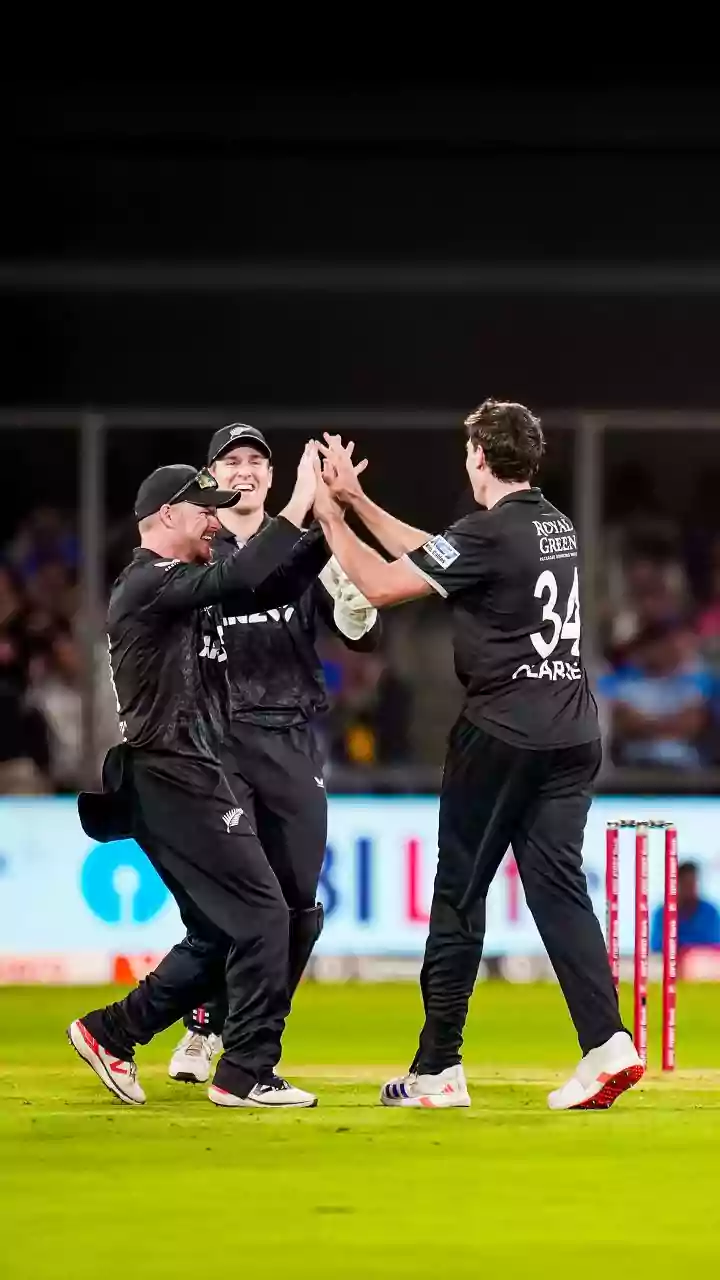 New Zealand win first bilateral series win in India after winning the 3rd ODI by 41 runs