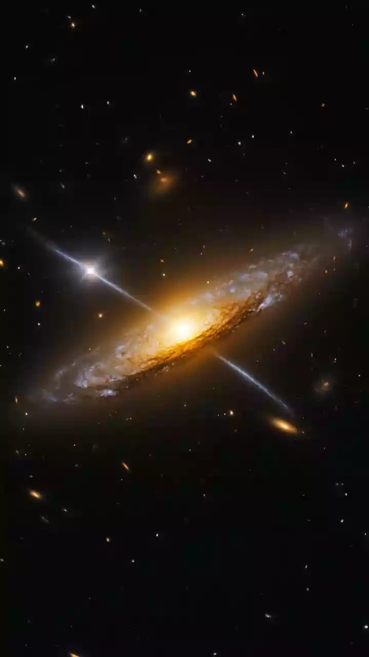 Appreciate Extragalactic Past: Visible Star Beams Left Centuries Ago