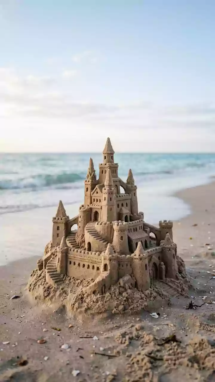 Building sandcastles can be surprisingly therapeutic for adults