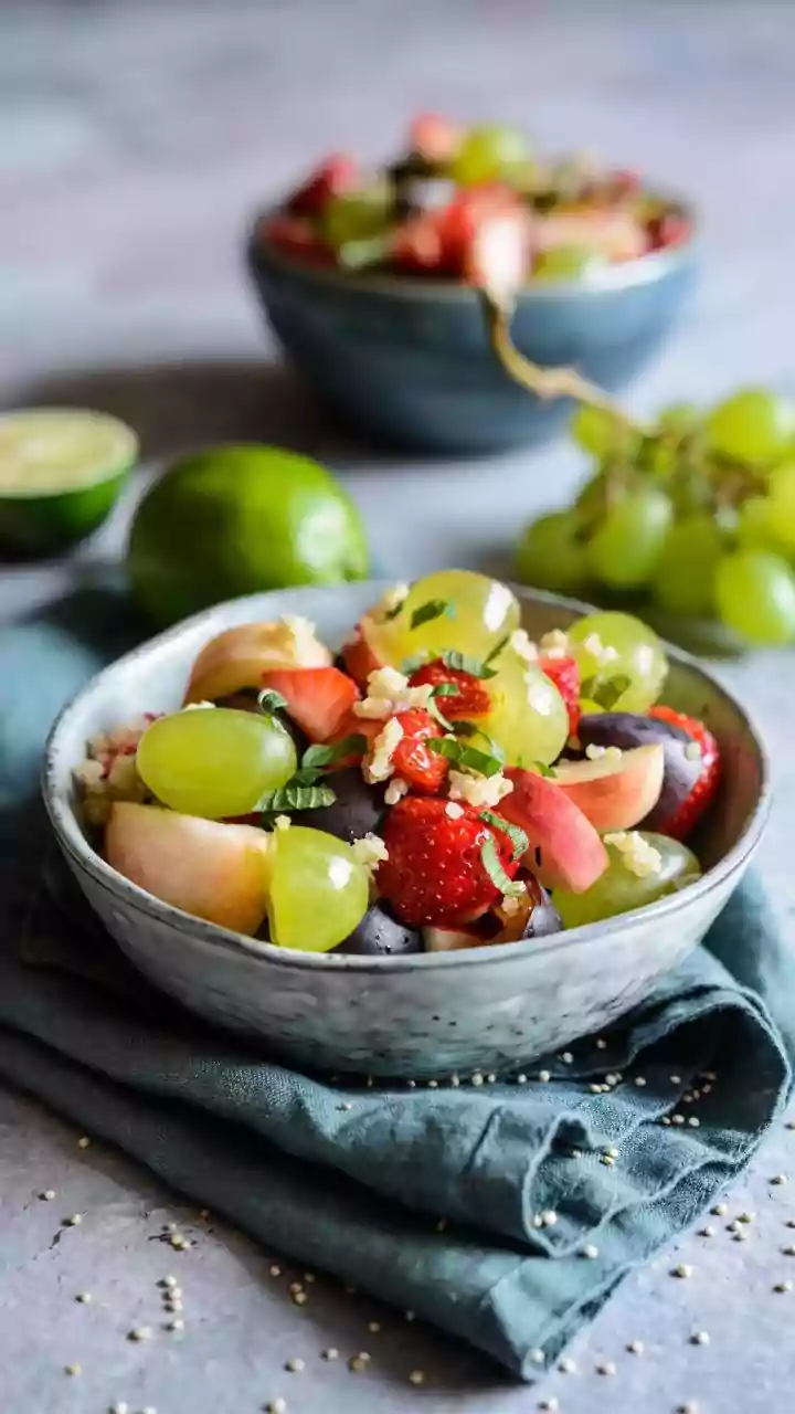 Mango-Blueberry Quinoa Bowls Make A Quick Breakfast Without A Complicated Recipe As A Fruity Breakfast