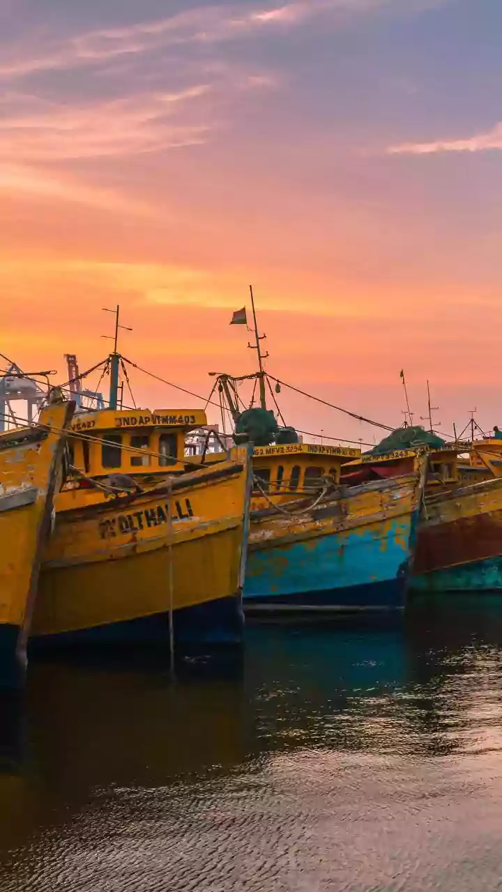 Fishing boat burns down in Kannur's Azhikkal harbour