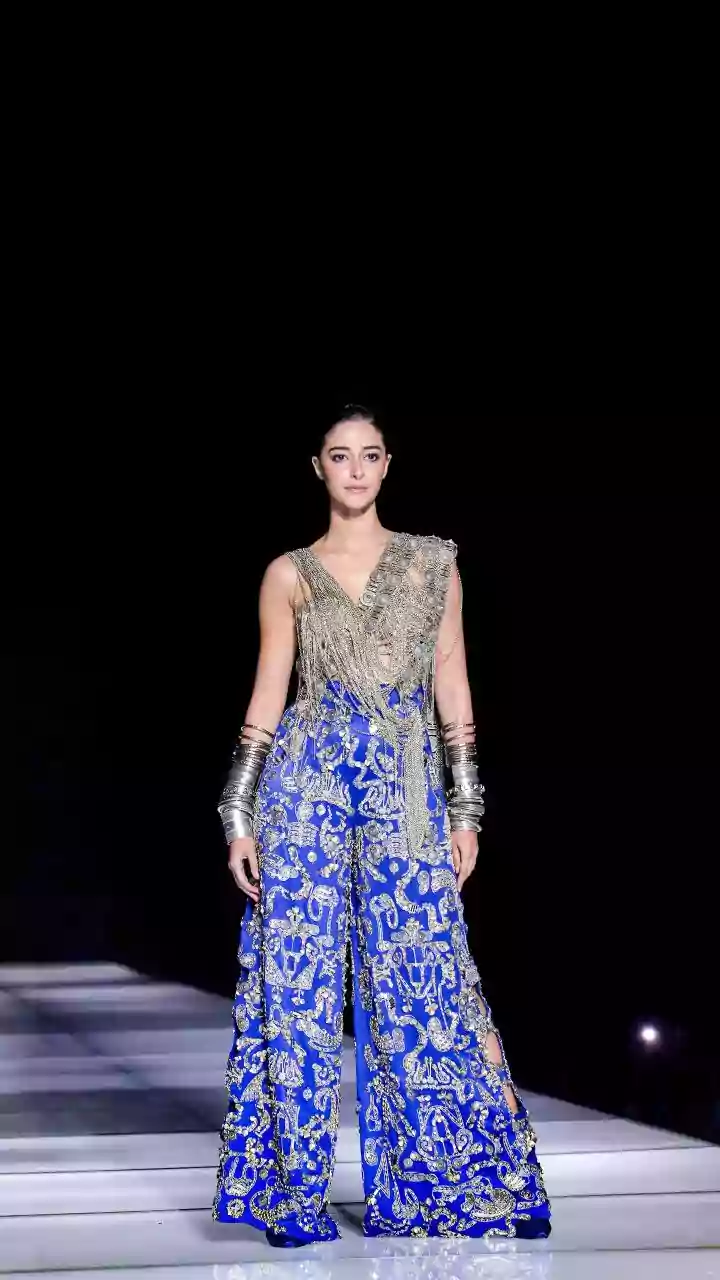 Ananya Panday Redefines Modern Elegance In A Soft Blue Elie Saab Jumpsuit