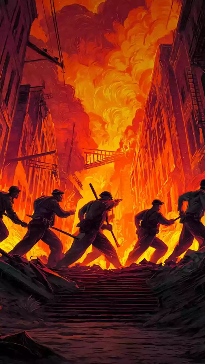TMC office set on fire in Bengal's Jamuria