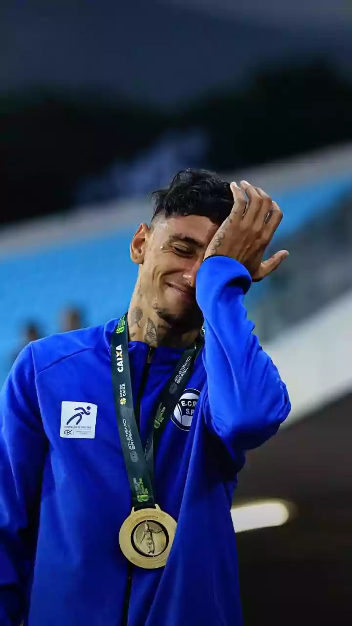 Gabriel Garcia celebra ouro nos 100m:"Só pensava em ganhar o Troféu Brasil"