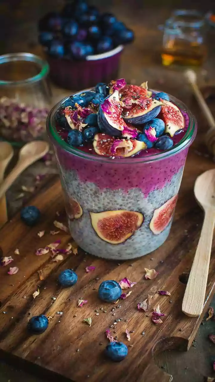 Chia and fig porridge: A tasty fiber boost