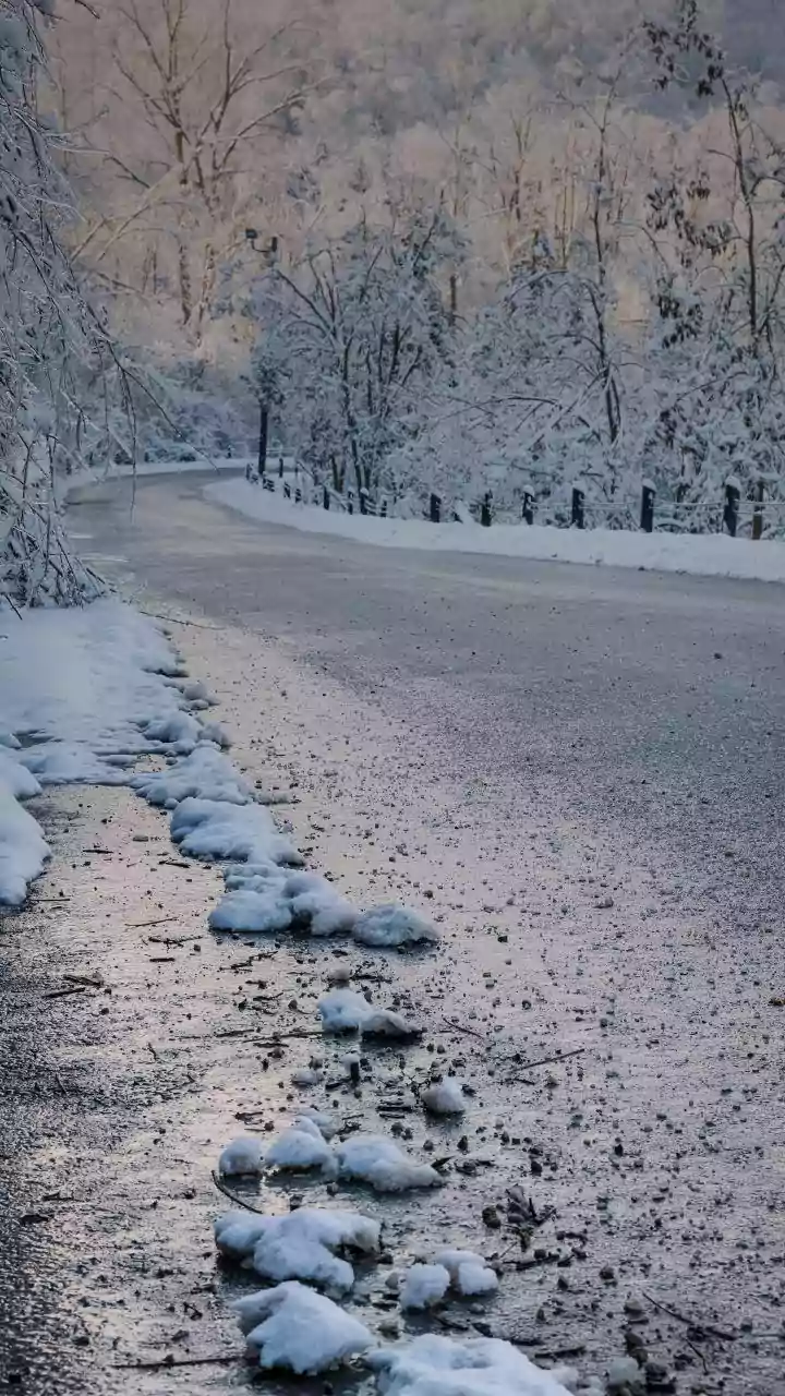 Kashmir Valley blanketed by heavy snow, daily life takes a hit