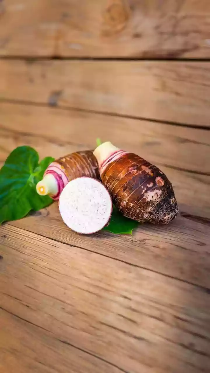 How taro is used in traditional cooking
