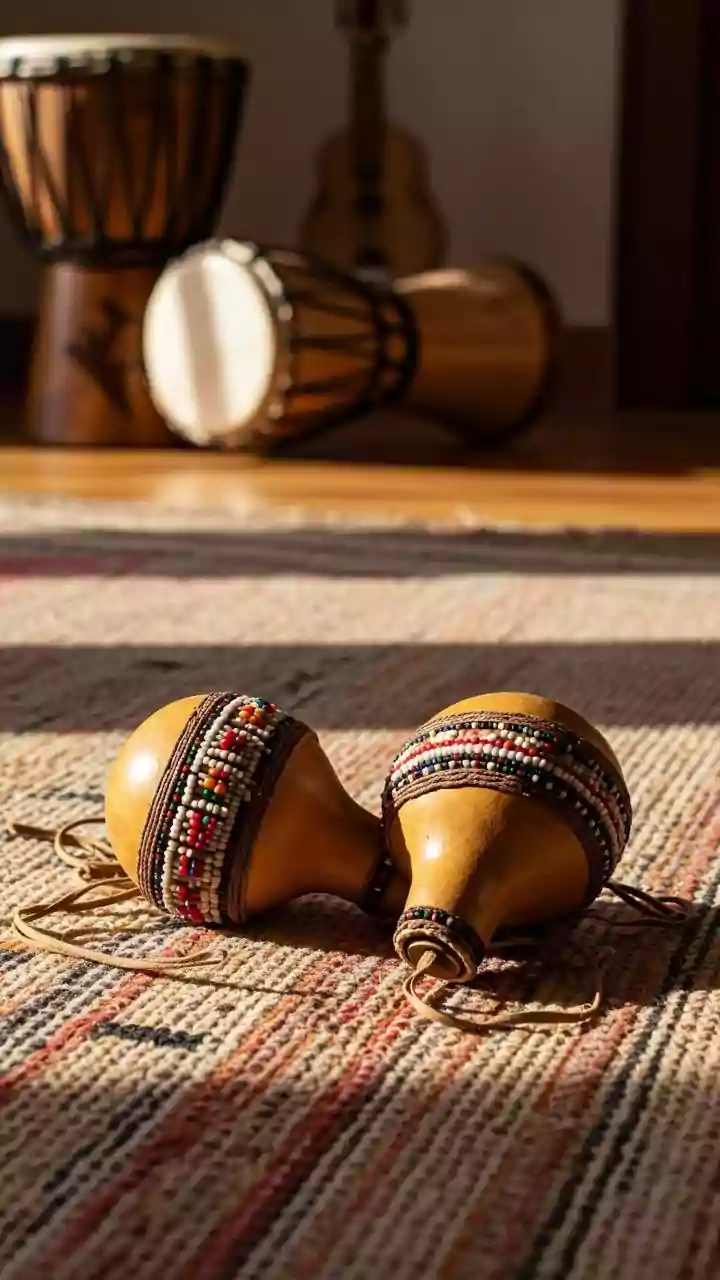 Vibrant Calabash Decor: Infuse African Textile Magic into Your Home