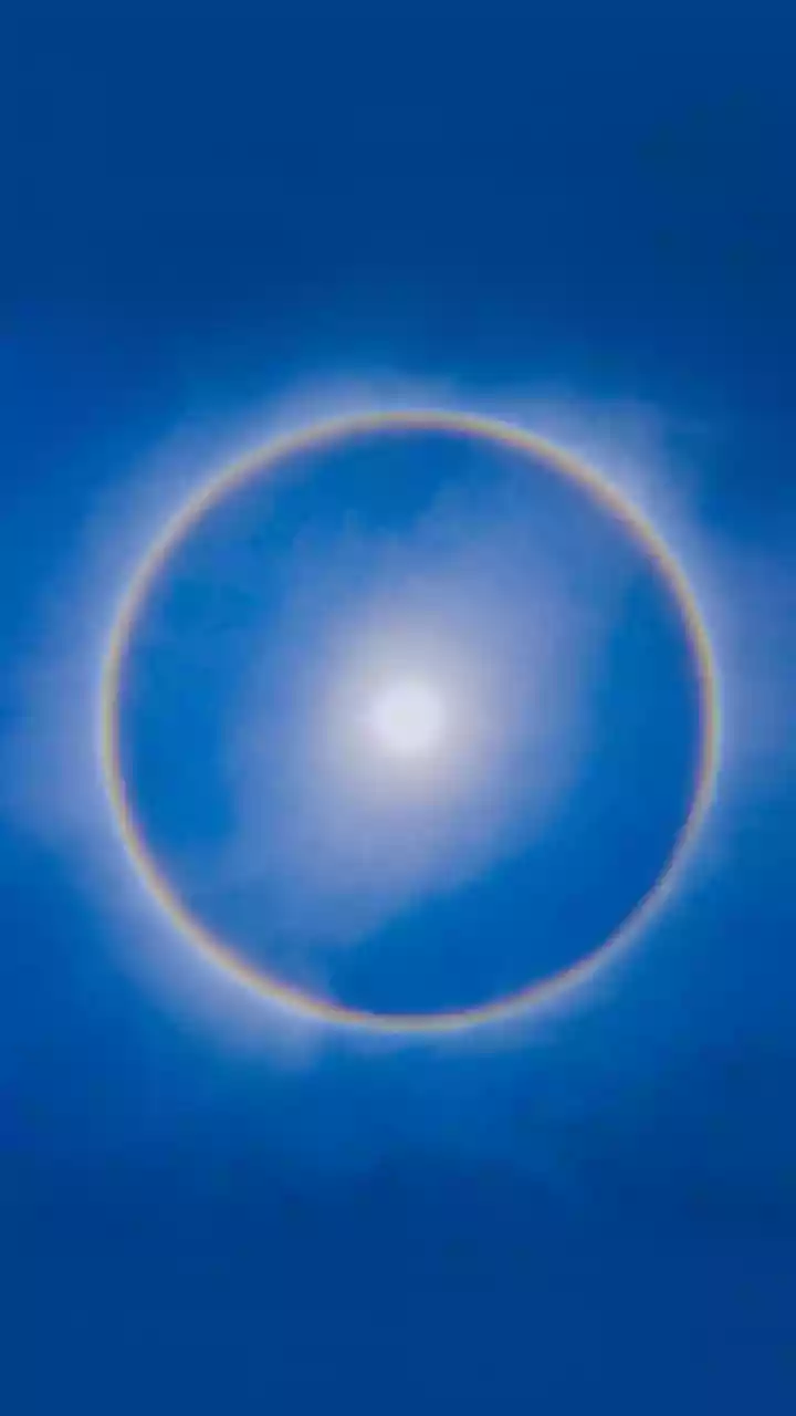 Glowing Halo Around Sun Lights Up Sweden’s Winter Sky, Video Goes Viral
