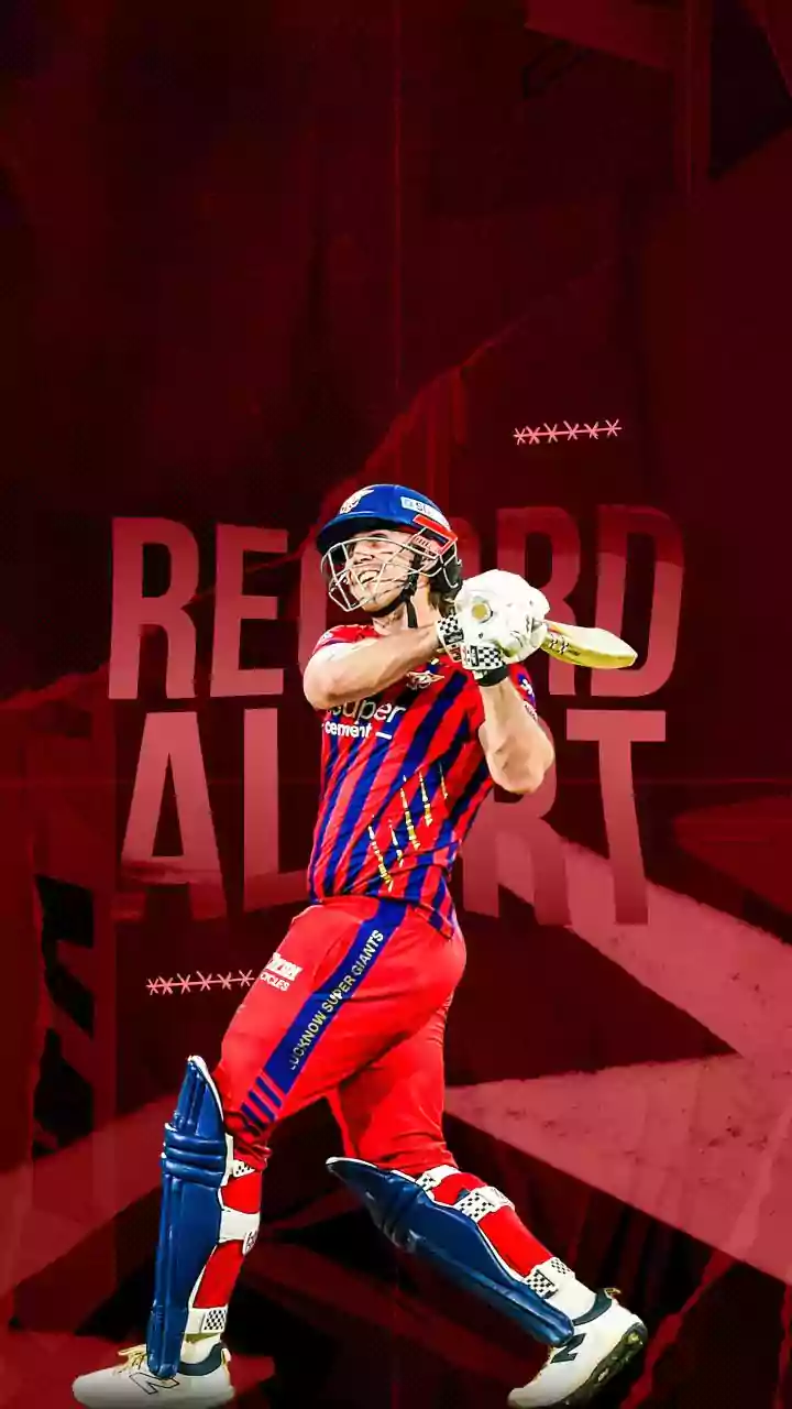 Mitchell Marsh Scores Fastest 100 By LSG Batter In IPL