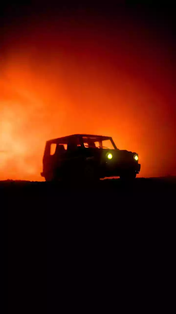 Tragic Inferno: CNG Car Engulfed in Flames on Delhi-Mumbai Expressway, Driver Perishes