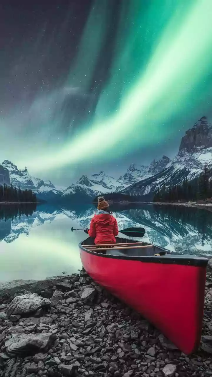 Rare red aurora lights up Ladakh during solar storm