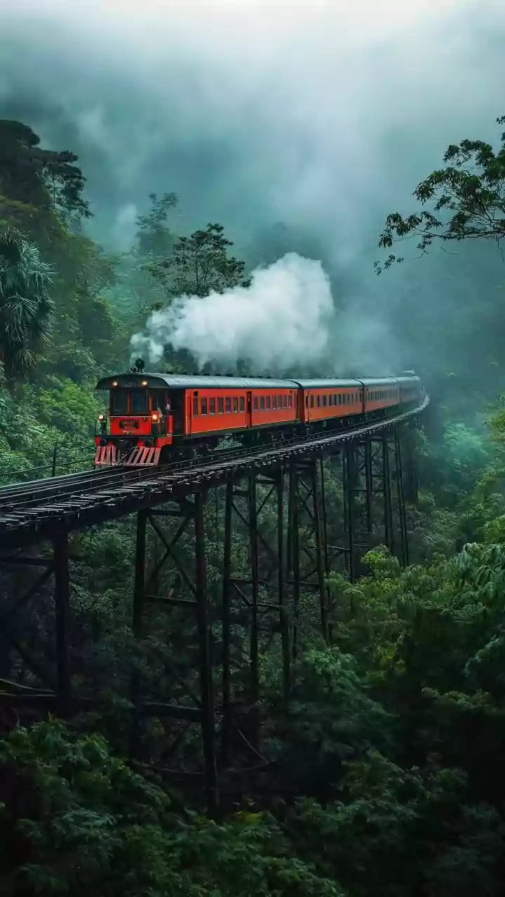 The Kalka-Shimla Railway Climbs Through Pine Forests and Colonial-Era Stations