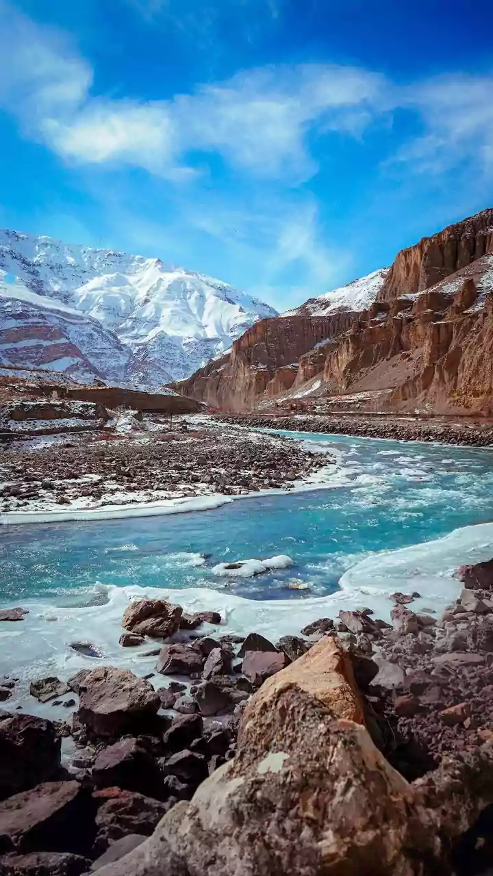 Chilling Cold in Lahaul-Spiti: Tourists Rush to Embrace Snow