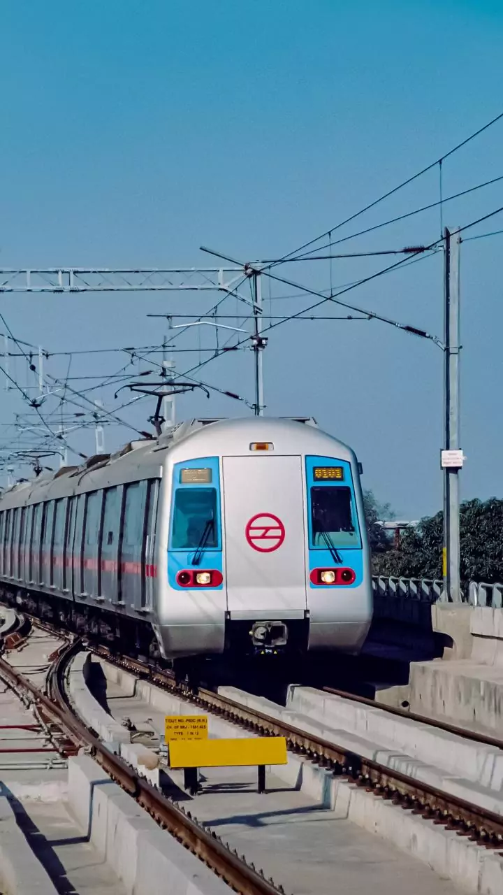 A4 posters criticizing government appear on Delhi Metro train