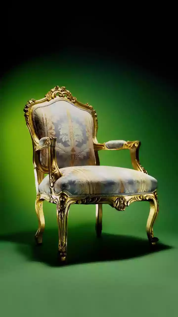 Gold Leafing Gives Old Furniture a More Refined Second Life
