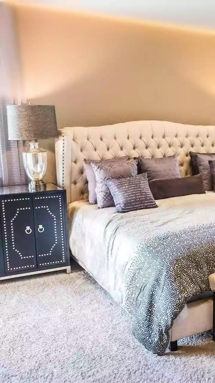 How To Decorate Small Rental Bedrooms Budget-Friendly Way With Ambient Lighting And Soft Cushions