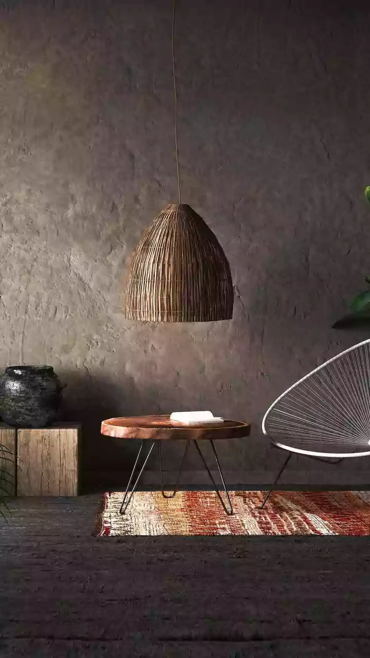 How to balance modern furniture with rustic locally sourced clay pottery elements