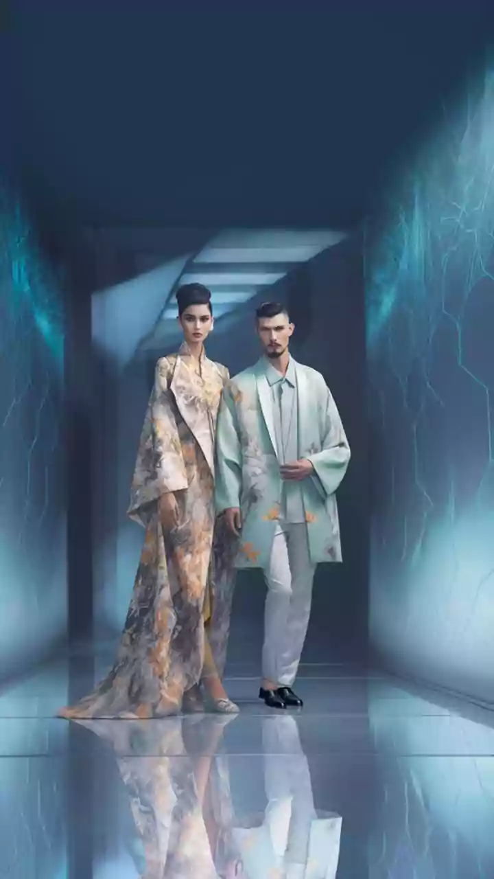 Projection and Craft Combine in a New Couture Viewing Experience