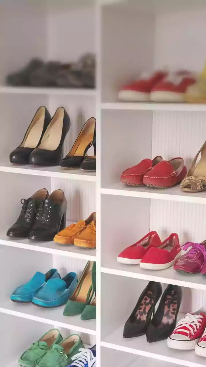 Shoe organizing is an effective way to practice mindfulness