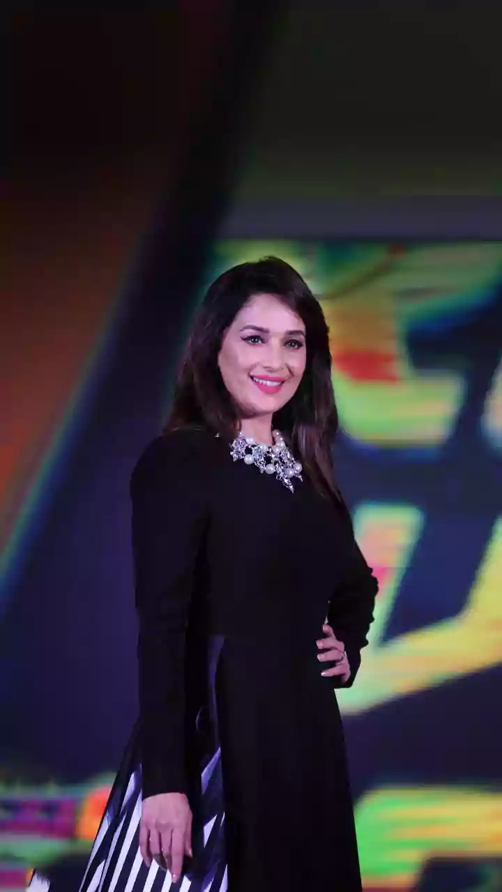 Madhuri Dixit Navratri Saree Looks: Balancing Jewellery with Statement Saree Colours