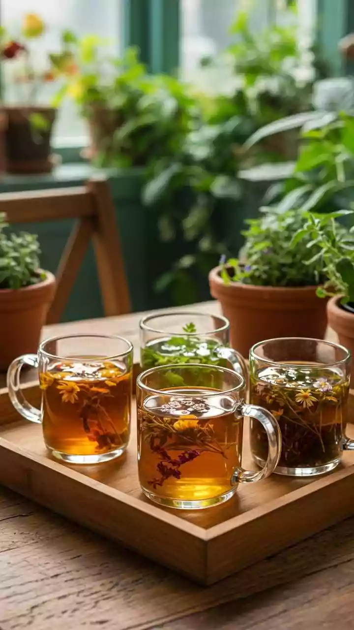 5 Herbal Teas: Glowing Skin and Hair