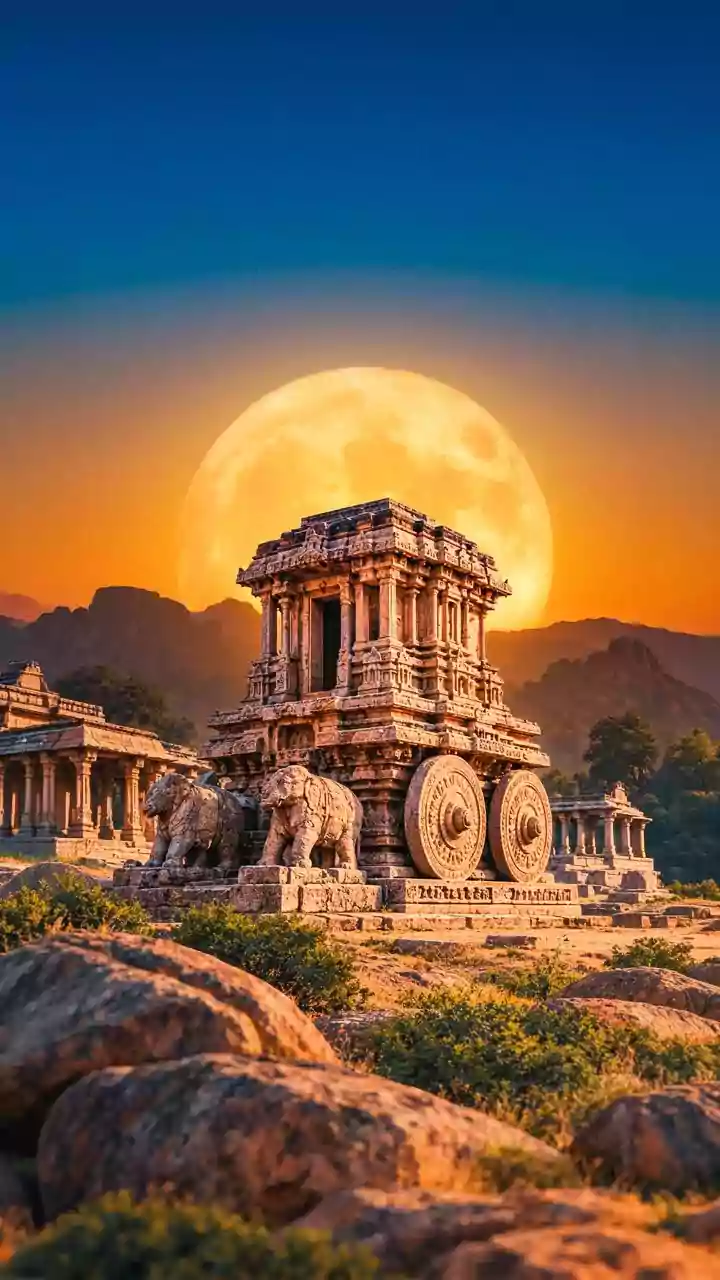 Hampi's spectacular ruins offer a glimpse into the Vijayanagara Empire
