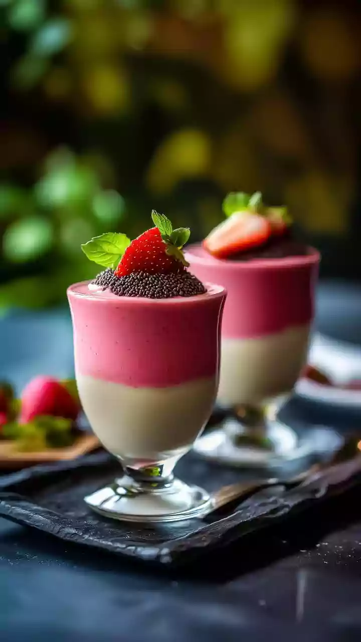 Warm rooms, firm layers – desserts that behave