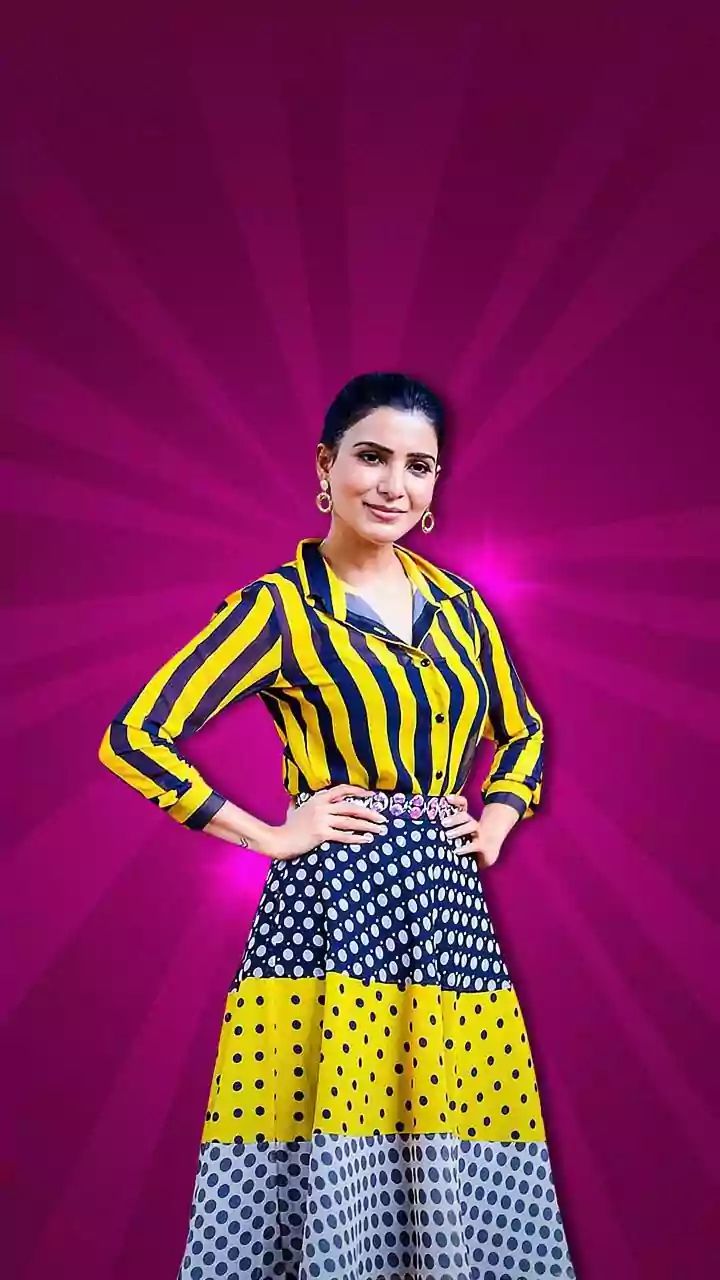 Samantha Ruth Prabhu Brings Parisian Edge To Mumbai In Jean Paul Gaultier Stripes And YSL