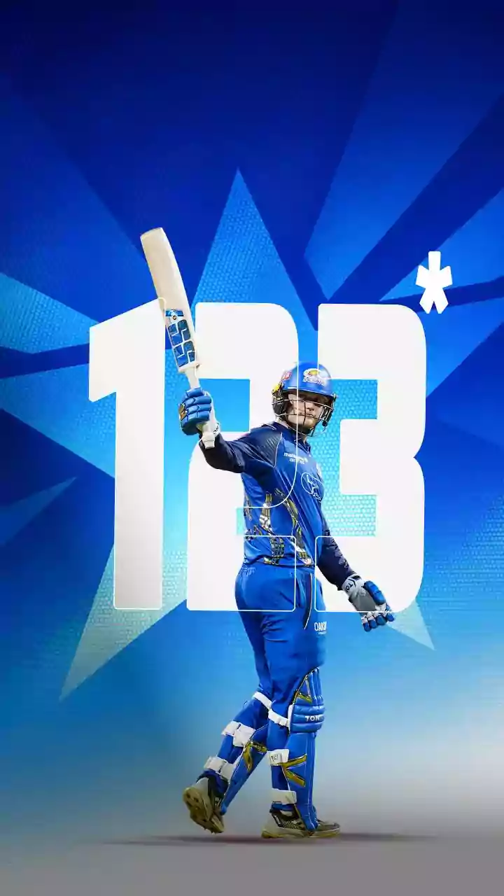 Ryan Rickelton’s century headlines Mumbai Indians’ dominant batting display